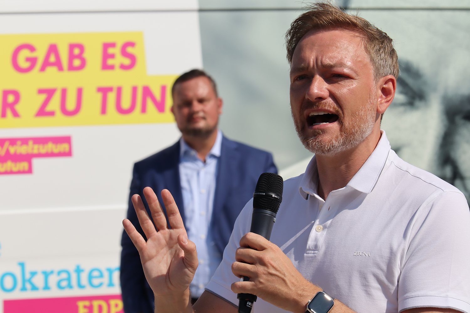 Christian Lindner in Warnemünde
